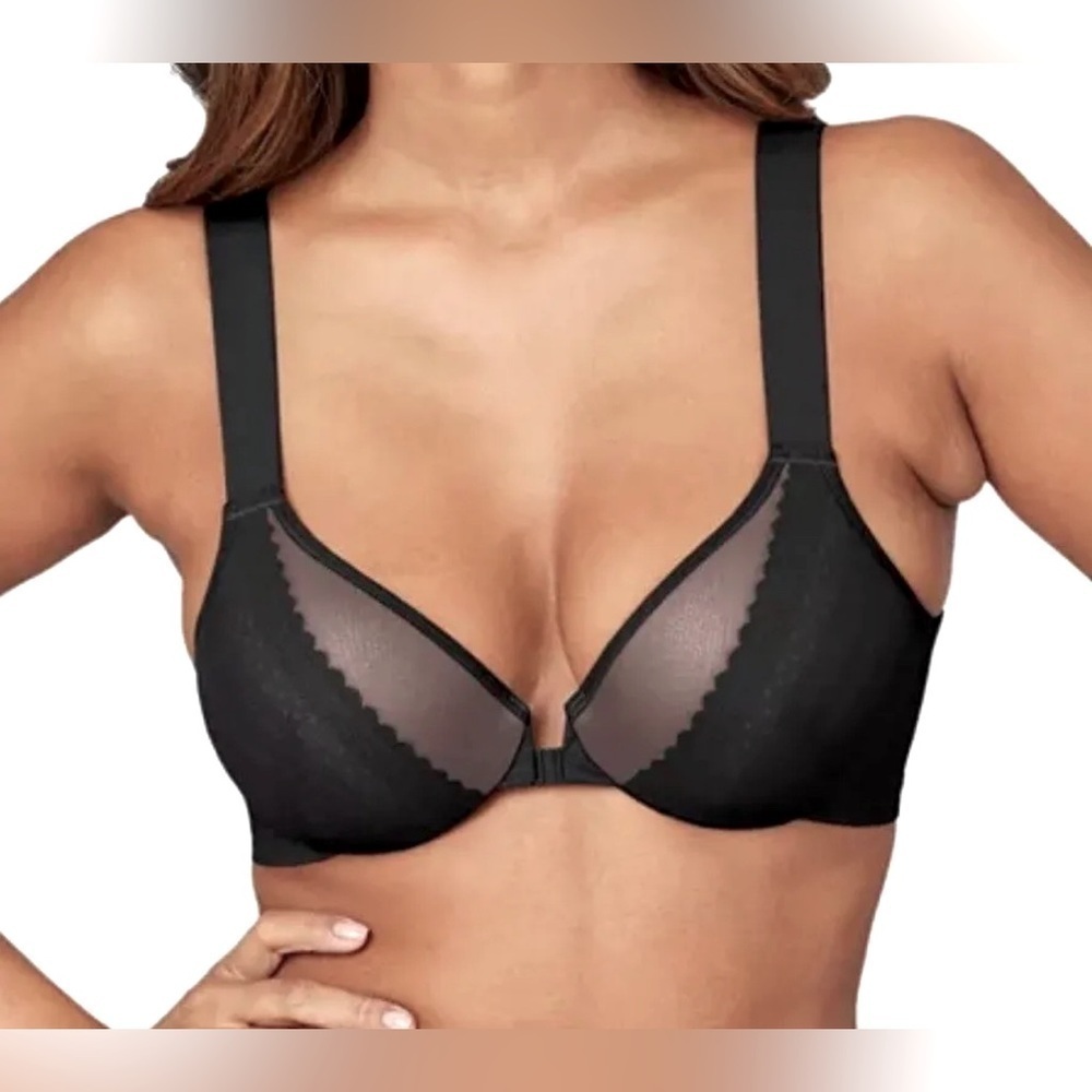 SPANX Bra-llelujah Illusion Lace Full Coverage Bra 34DDD Black NWT